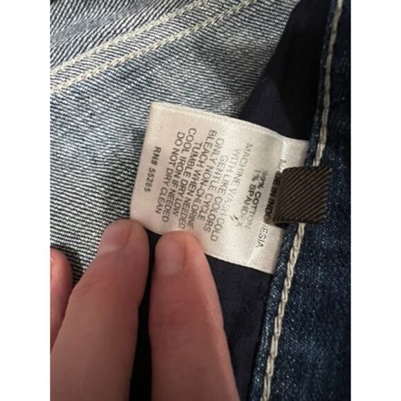 Express Wide Leg Jeans 10L Flare Medium Wash - Picture 3 of 5